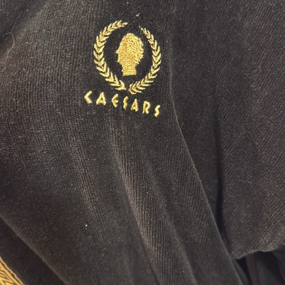 Caesars palace Las Vegas robe one size black - Picture 5 of 8